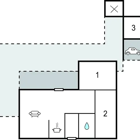 Awesome In With Kitchen Holiday home Vejby